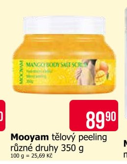 Mooyam tělový peeling různé druhy 350 g