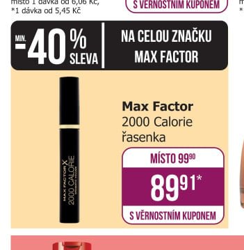 Max Factor 2000 Calorie řasenka