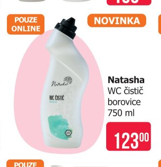 Natasha WC čistič borovice 750 ml