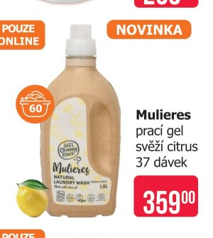 Mulieres prací gel svěží citrus 37 dávek