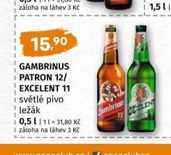 Gambrinus Patron 12/Excelent 11