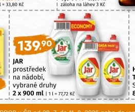Jar prostředek na nádobí