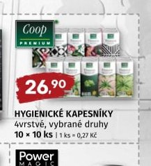 HYGIENICKÉ KAPESNÍKY 4vrstvé, vybrané druhy