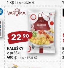 HALUŠKY v prášku