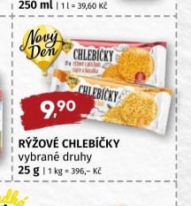 RÝŽOVÉ CHLEBÍČKY vybrané druhy