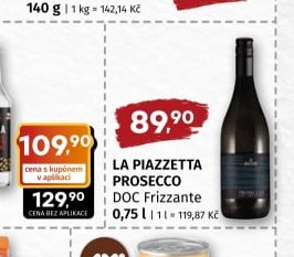 LA PIAZZETTA PROSECCO DOC Frizzante