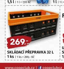 SKLÁDACÍ PŘEPRAVKA 32 L