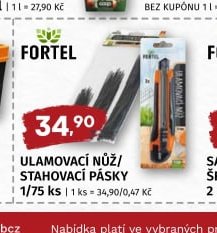 ULAMOVACÍ NŮŽ/ STAHOVACÍ PÁSKY