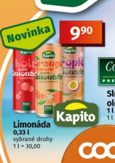 Limonáda Kapito 0,33 l