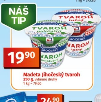 Madeta Jihočeský tvaroh