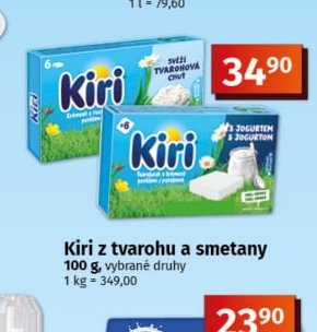 Kiri z tvarohu a smetany