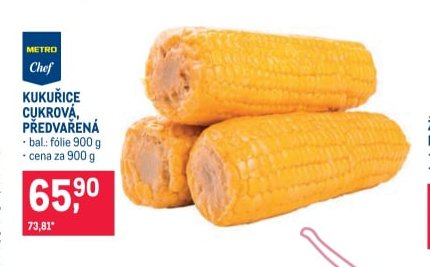 Kukuřice cukrová předvařená
