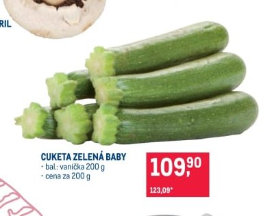 Cuketa zelená baby