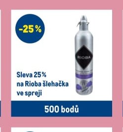 Rioba šlehačka ve spreji