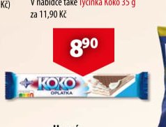 Oplatka Koko, Kofila, Banány