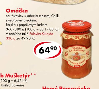 Omáčka na těstoviny