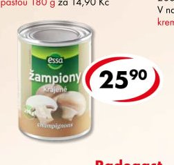 Žampiony krájené