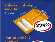 Váleček malířský sada 4v1