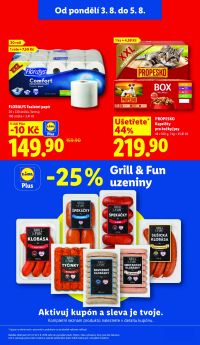 akční leták Lidl 3.8.2026-5.8.2026