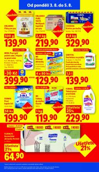 akční leták Lidl 3.8.2026-5.8.2026