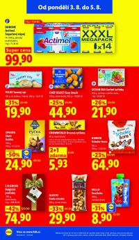 akční leták Lidl 3.8.2026-5.8.2026