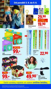 akční leták Lidl 3.8.2026-5.8.2026