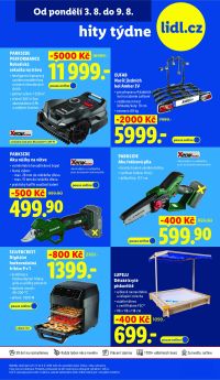 akční leták Lidl 3.8.2026-5.8.2026