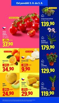 akční leták Lidl 3.8.2026-5.8.2026