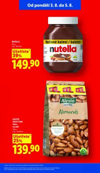 akční leták Lidl 3.8.2026-5.8.2026