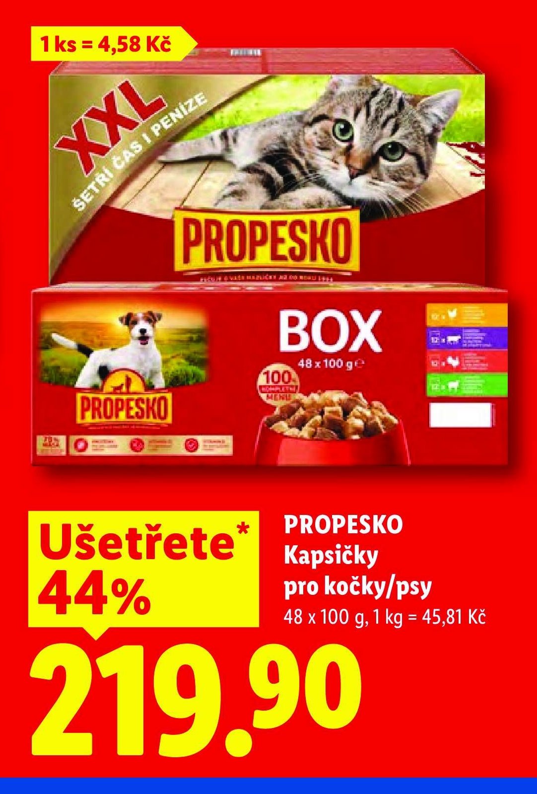 PROPESKO Kapsičky pro kočky/psy