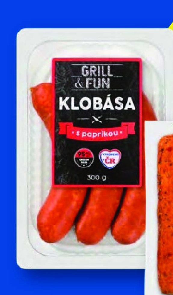 GRILL & FUN Klobása s paprikou