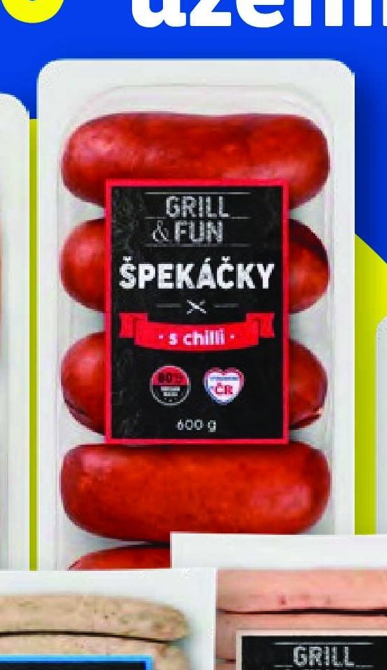GRILL & FUN Špekáčky 600 g