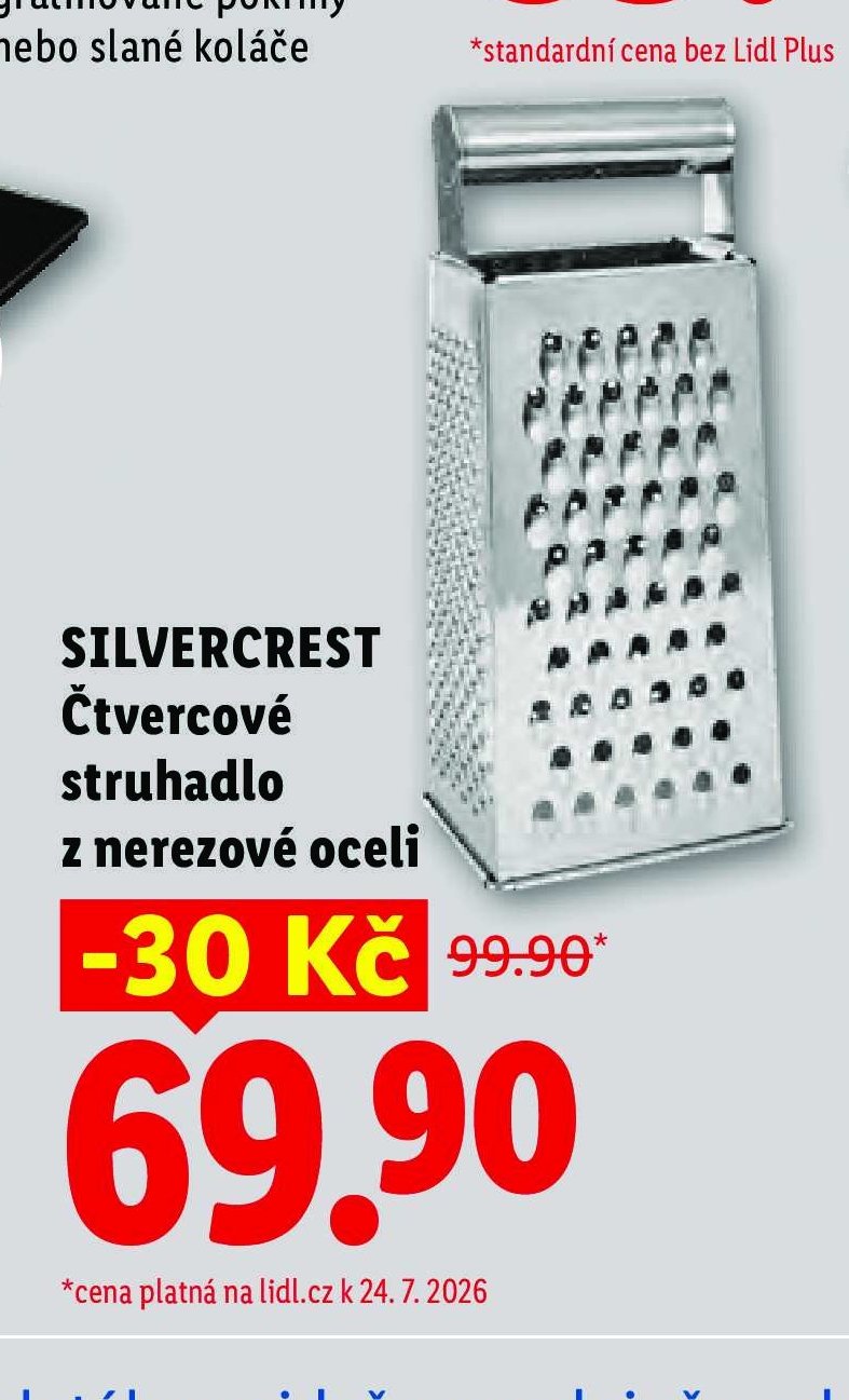 SILVERCREST Čtvercové struhadlo z nerezové oceli