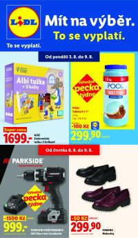 akční leták Lidl 3.8.2026-9.8.2026