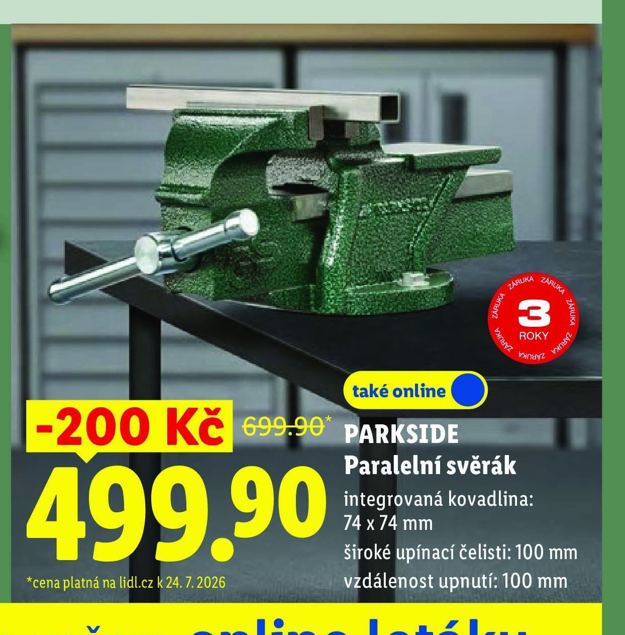 PARKSIDE Paralelní svěrák