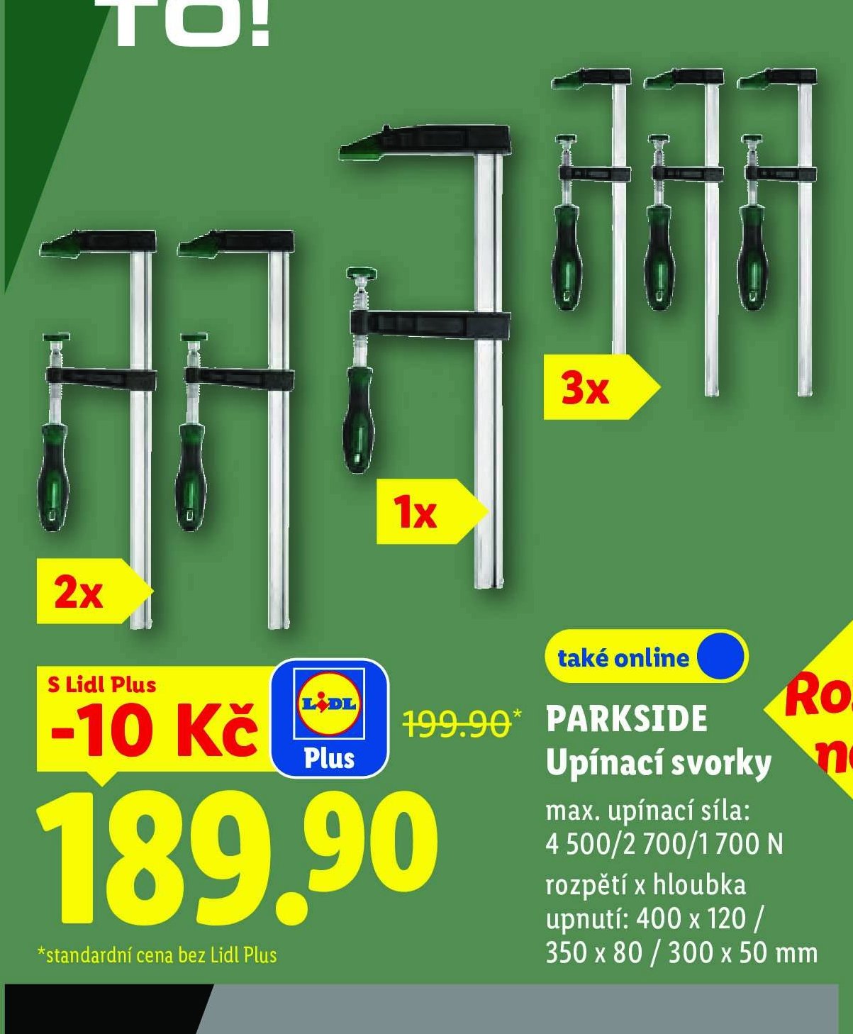 PARKSIDE Upínací svorky