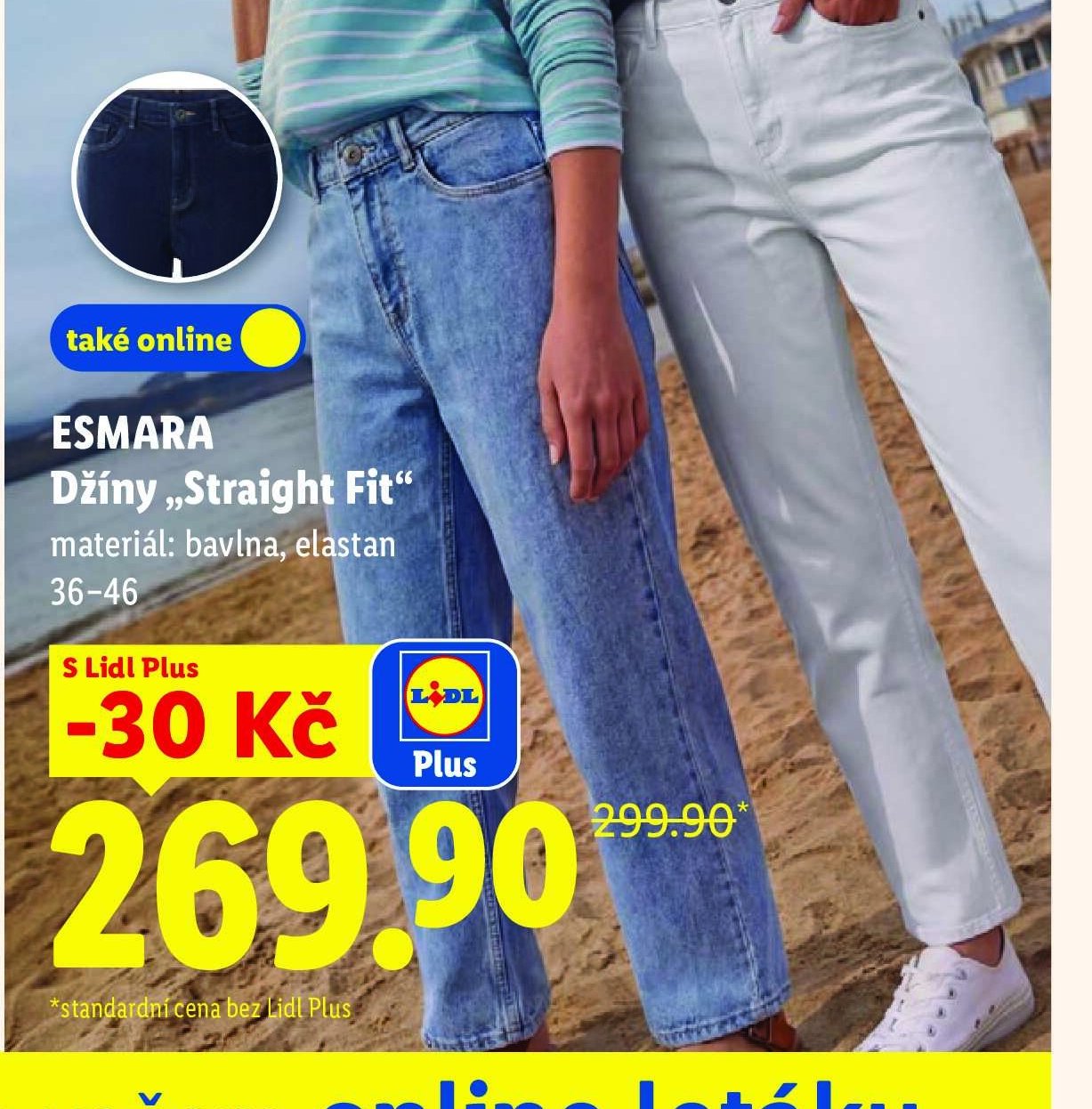 Esmara Džíny „Straight Fit“
