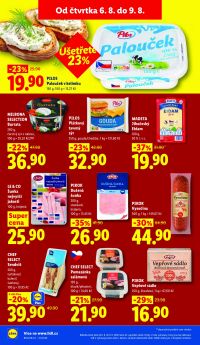akční leták Lidl 6.8.2026-9.8.2026