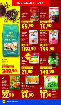 akční leták Lidl 6.8.2026-9.8.2026