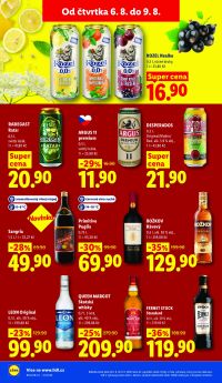 akční leták Lidl 6.8.2026-9.8.2026