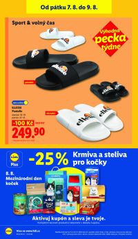 akční leták Lidl 6.8.2026-9.8.2026
