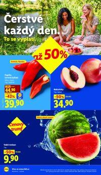 akční leták Lidl 6.8.2026-9.8.2026