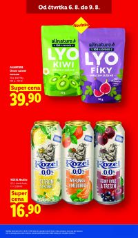 akční leták Lidl 6.8.2026-9.8.2026