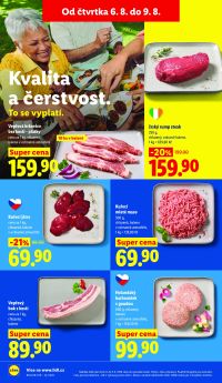 akční leták Lidl 6.8.2026-9.8.2026