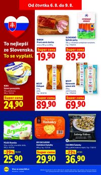 akční leták Lidl 6.8.2026-9.8.2026