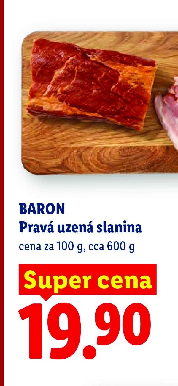 BARON Pravá uzená slanina