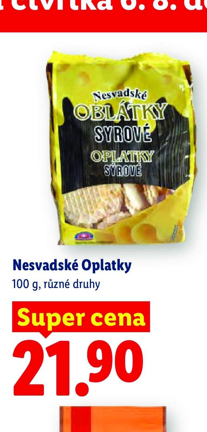 Nesvadské Oplatky