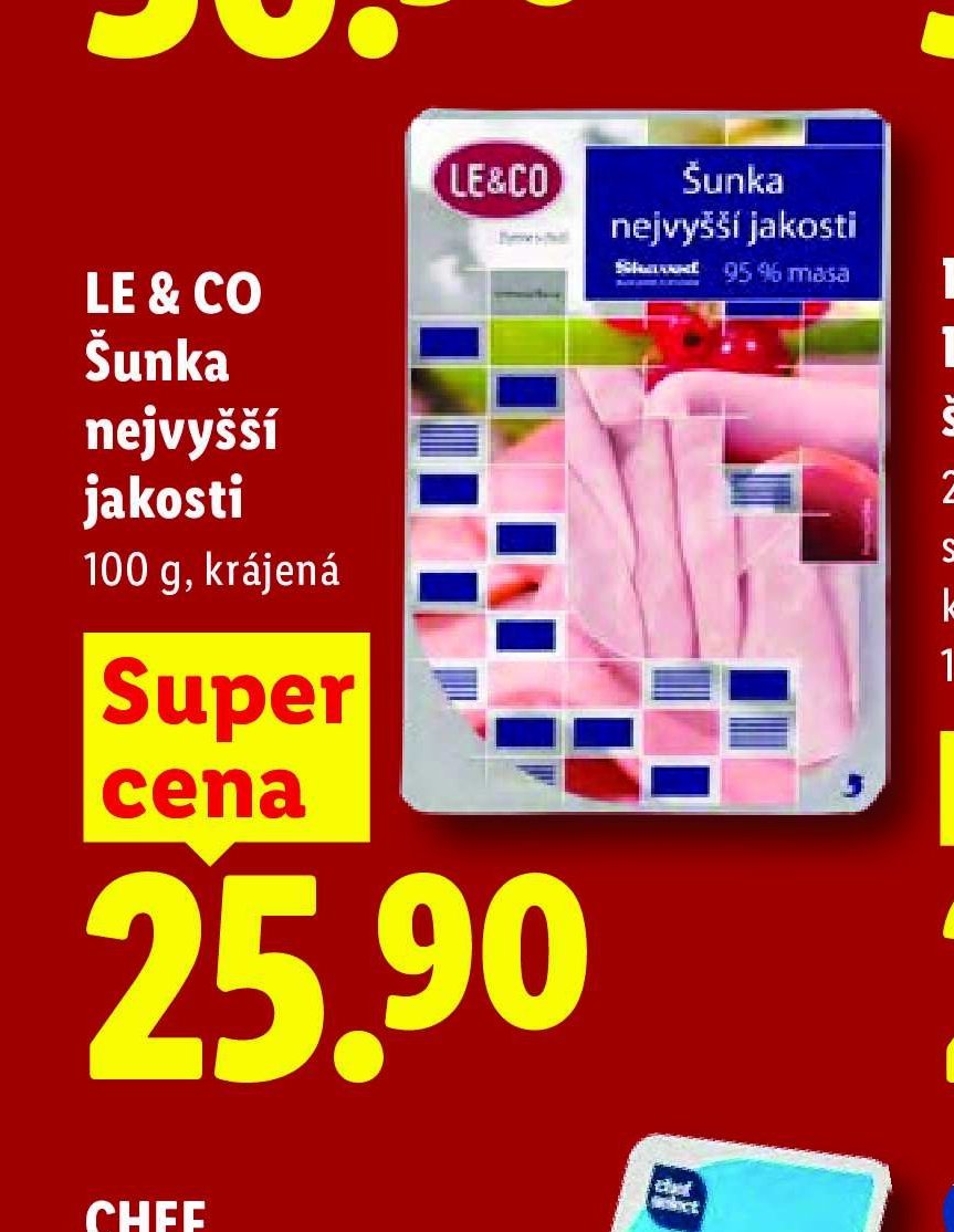 LE & CO Šunka nejvyšší jakosti