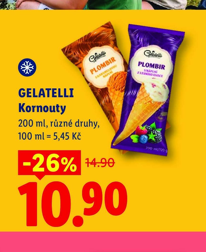 GELATELLI Kornouty