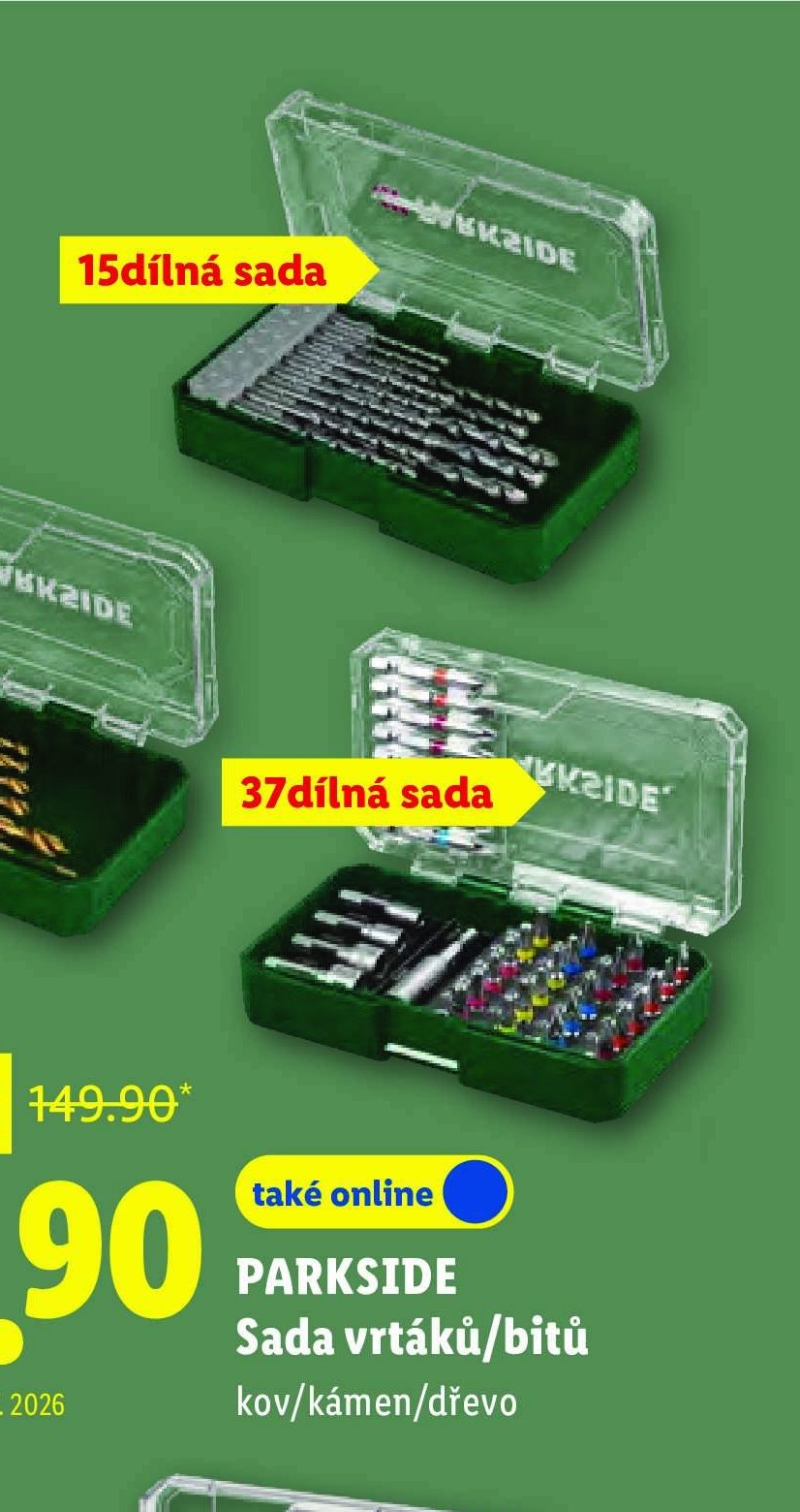 PARKSIDE Sada vrtáků/bitů